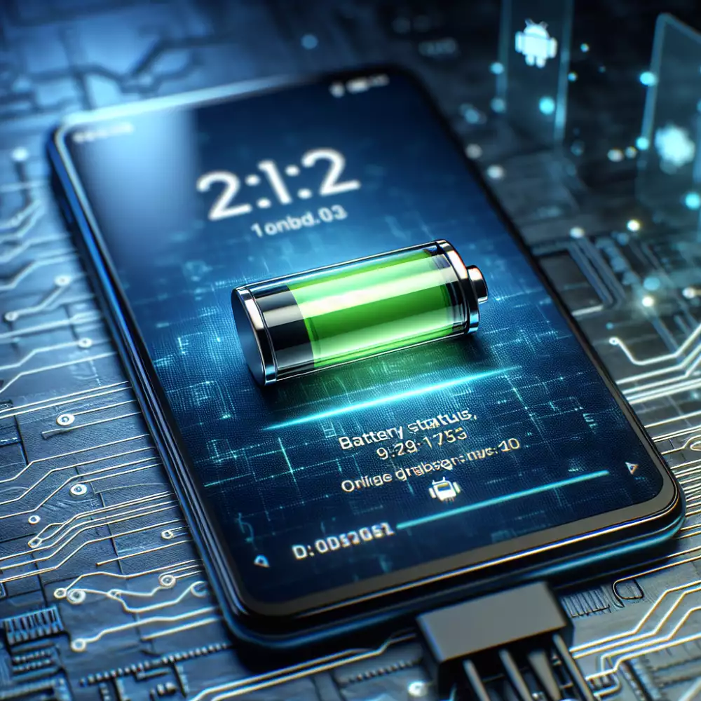stav baterie android