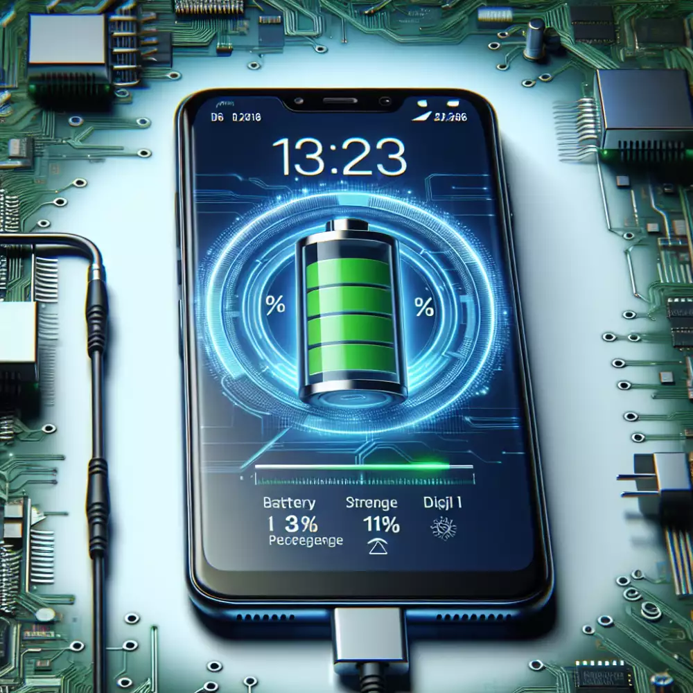 stav baterie android