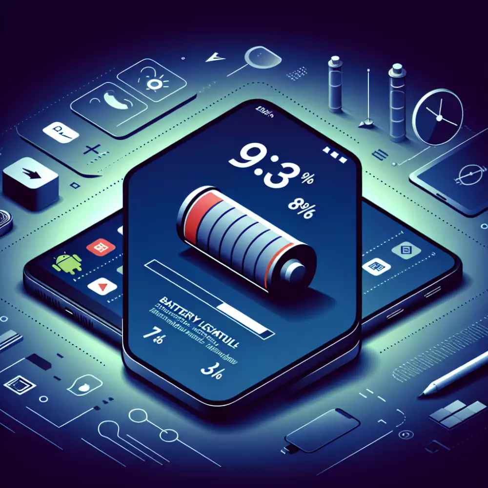 stav baterie android