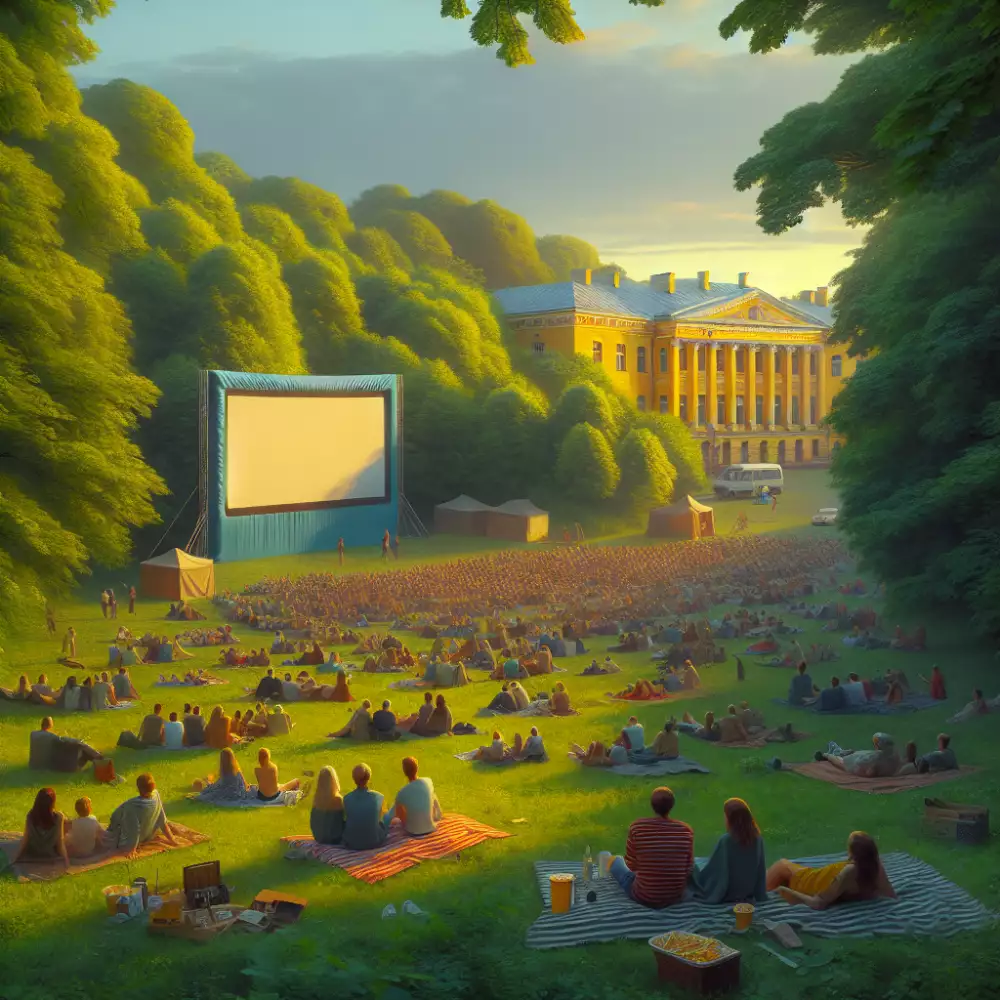 letní kino žluté lázně