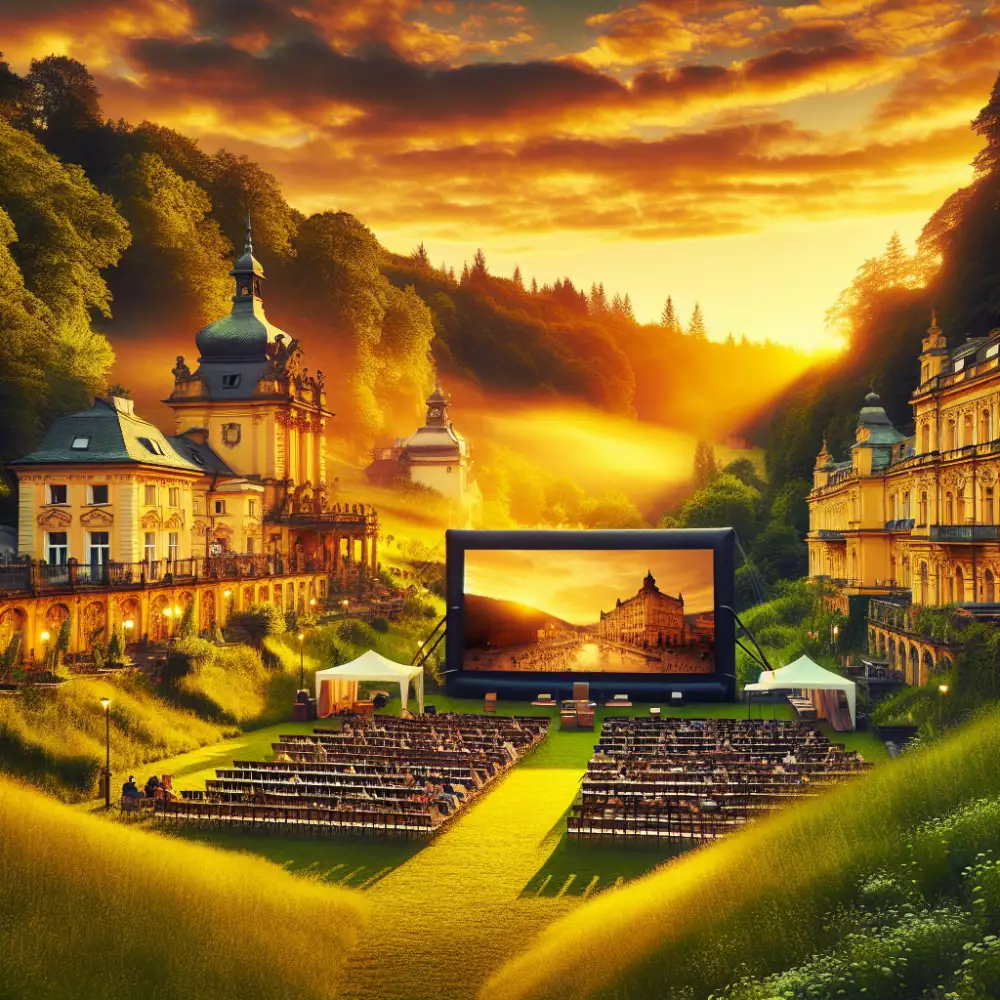 letní kino žluté lázně